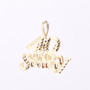14K Gold "40 And Sporty" Charm