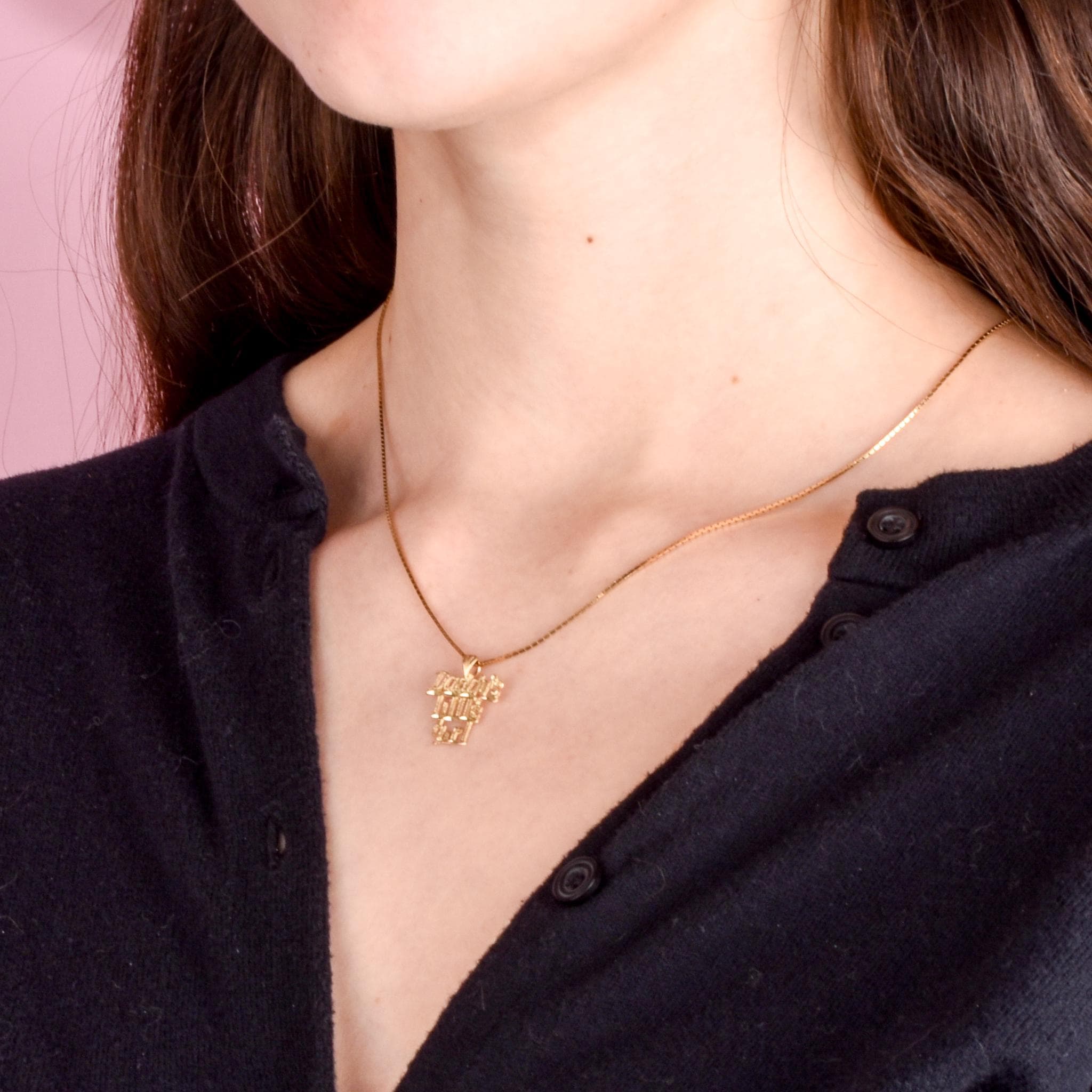 14K Gold "Daddy's Little Girl" Charm