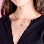 14K Gold "#1 Grandma" Charm