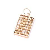 14K Gold Movable Abacus Pendant/Charm