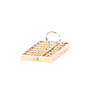 14K Gold Movable Abacus Pendant/Charm