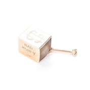 14K Gold "Mad Money" Emergency Dollar with Hammer Pendant