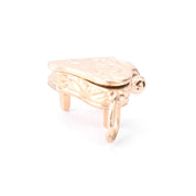 14K Gold Miniature Piano Charm with Opening Lid