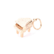 14K Gold Miniature Piano Charm with Opening Lid