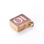 9K Gold 10 Shilling Emergency Dollar Pendant