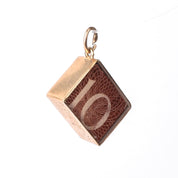 9K Gold 10 Shilling Emergency Dollar Pendant