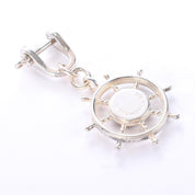 Vintage Tiffany & Co. Sterling Silver Nautical Compass Keychain