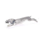 Vintage Tiffany & Co. Sterling Silver Leaping Rabbit Brooch