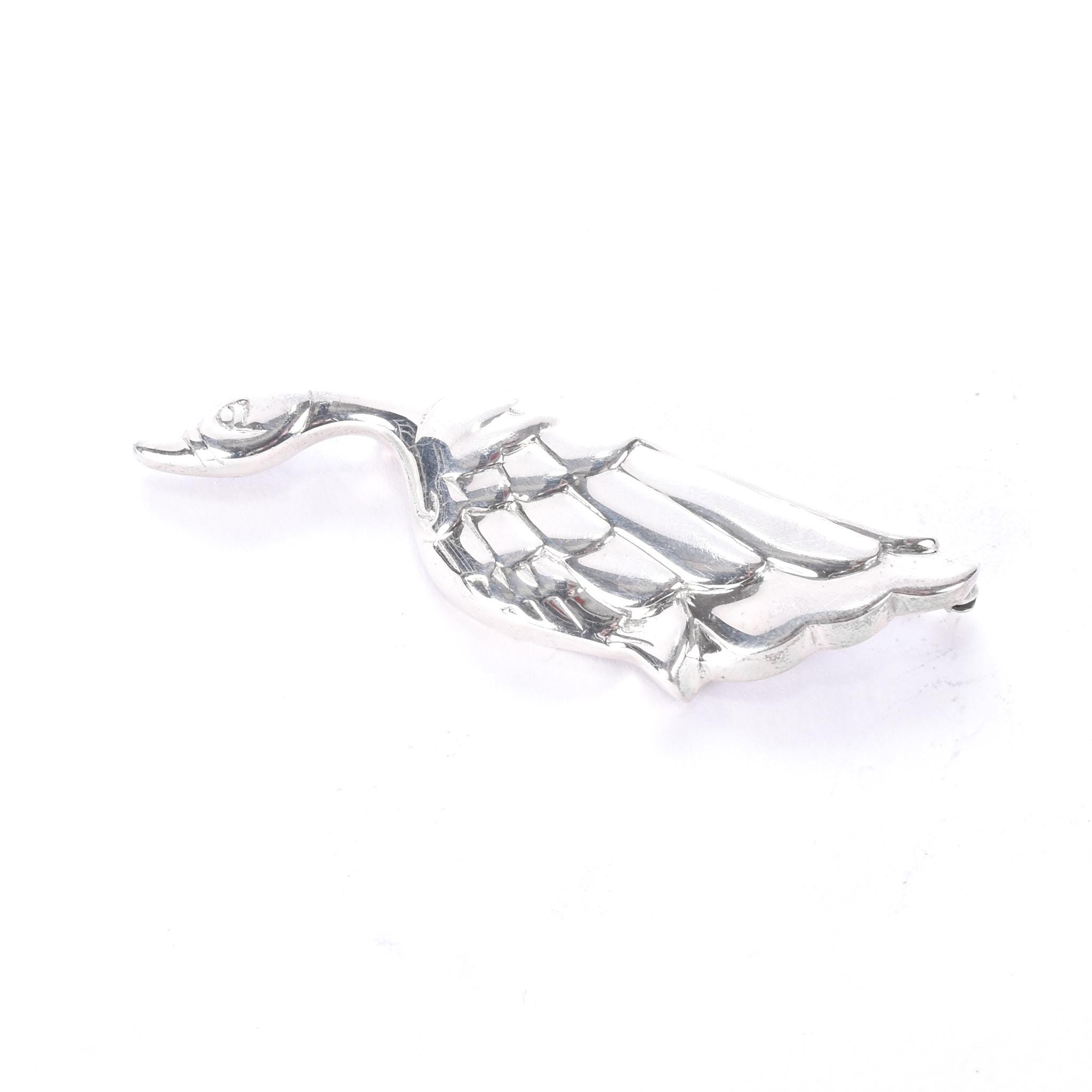 Vintage Tiffany & Co. Sterling Silver Goose Brooch