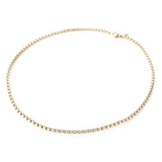 Vintage David Yurman 3.2mm 18K Gold Box Chain Necklace