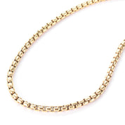 Vintage David Yurman 3.2mm 18K Gold Box Chain Necklace