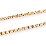 Vintage David Yurman 3.2mm 18K Gold Box Chain Necklace