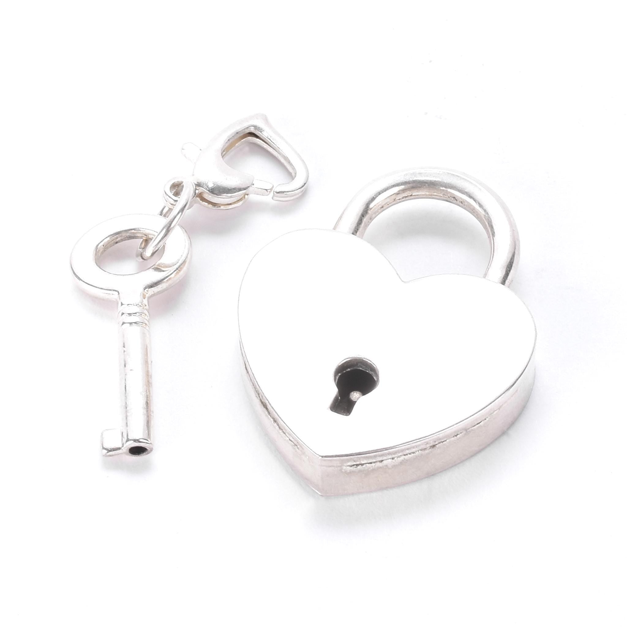 Vintage Tiffany & Co. Elsa Peretti Sterling Silver Padlock and Key