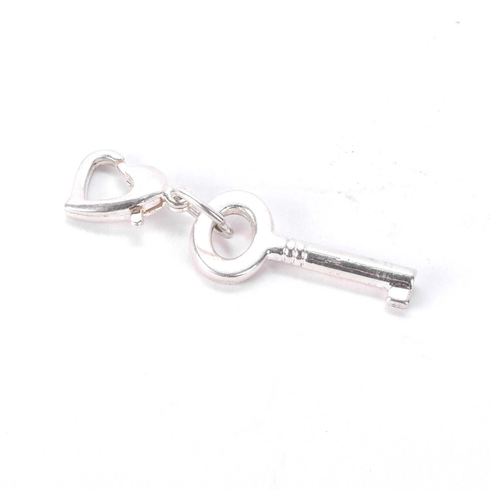 Vintage Tiffany & Co. Elsa Peretti Sterling Silver Padlock and Key