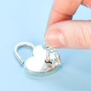 Vintage Tiffany & Co. Elsa Peretti Sterling Silver Padlock and Key