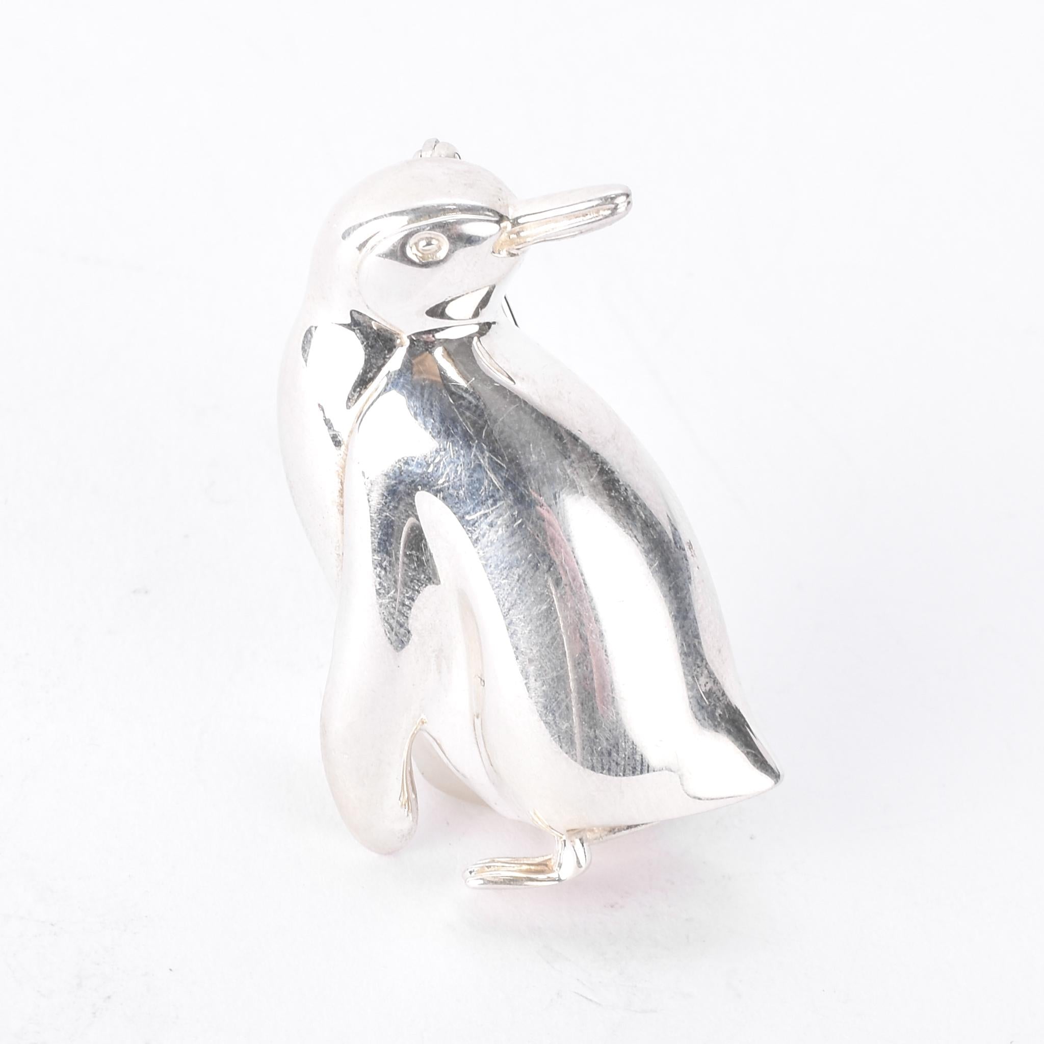 1983 Tiffany & Co. Sterling Silver Penguin Brooch