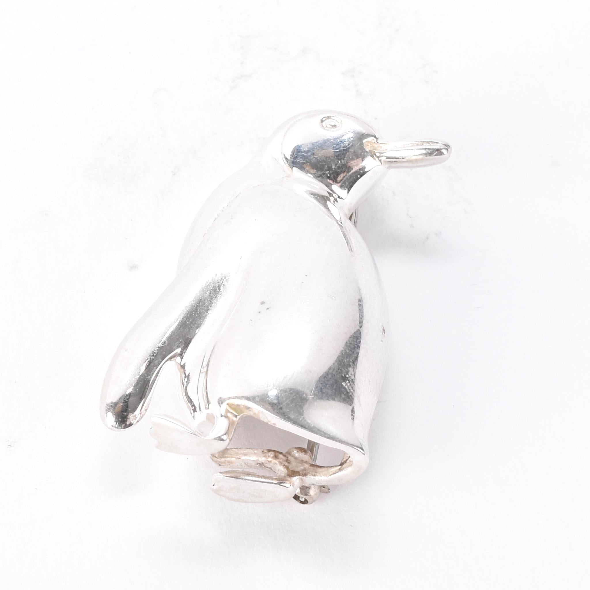 1983 Tiffany & Co. Sterling Silver Penguin Brooch