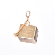 14K Gold "Mad Money" Emergency Dollar with Hammer Pendant