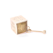 14K Gold "Mad Money" Emergency Dollar with Hammer Pendant
