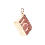9K Gold 10 Shilling Emergency Dollar Pendant