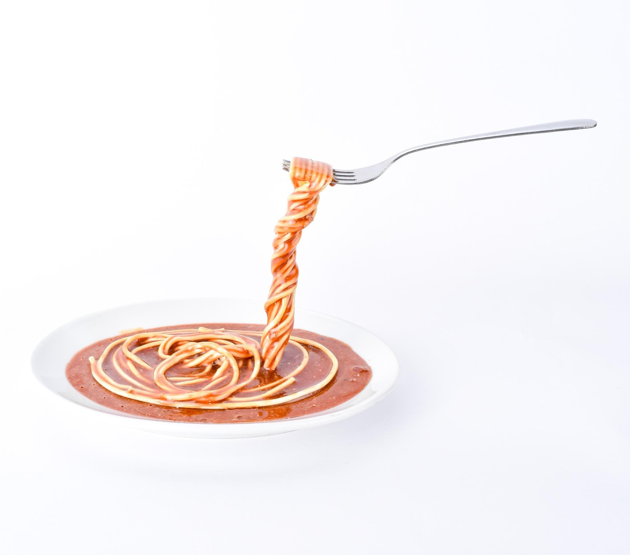 "Frozen Moments" Suspended Spaghetti Sculpture