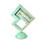 1986 Signed "Reposeful Wind" Bronze Sculpture by Bismarck Victoria