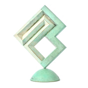 1986 Signed "Reposeful Wind" Bronze Sculpture by Bismarck Victoria