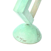 1986 Signed "Reposeful Wind" Bronze Sculpture by Bismarck Victoria