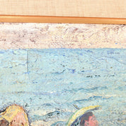 David Burliuk Unknown Title Original Oil Painting