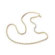 Vintage David Yurman 3.2mm 18K Gold Box Chain Necklace