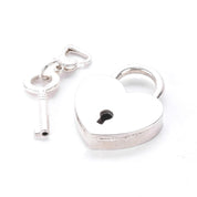 Vintage Tiffany & Co. Elsa Peretti Sterling Silver Padlock and Key