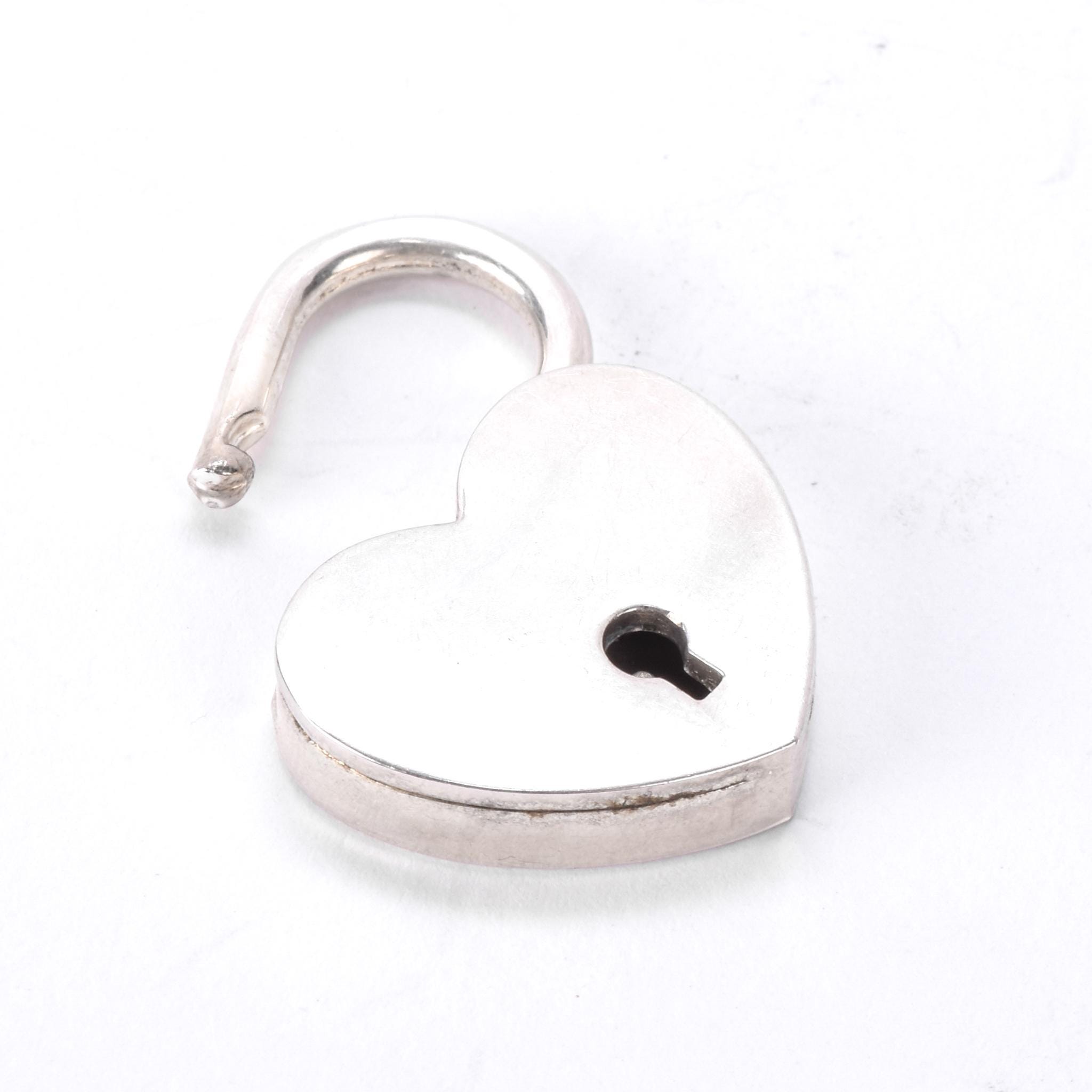 Vintage Tiffany & Co. Elsa Peretti Sterling Silver Padlock and Key