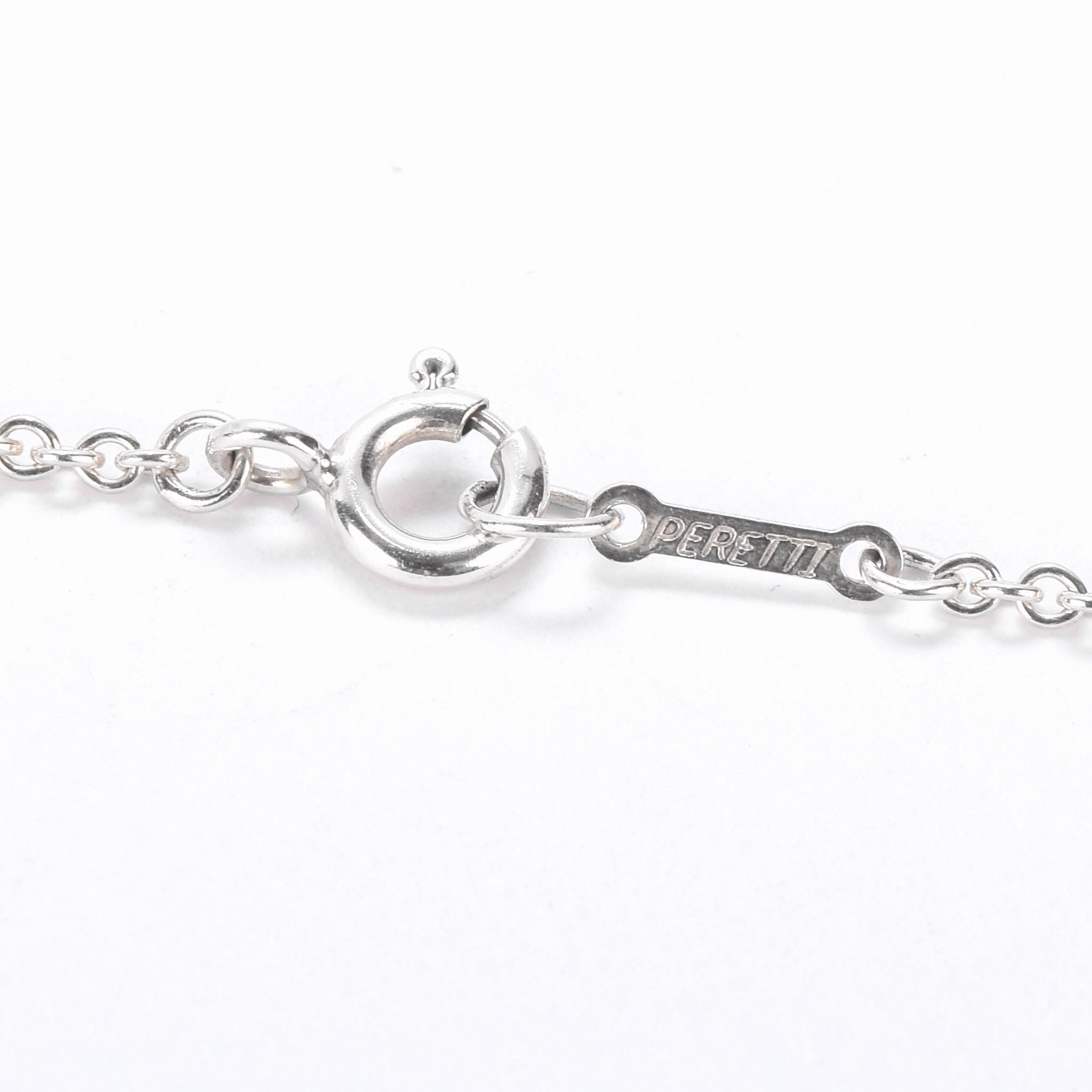 Vintage Tiffany & Co. Elsa Peretti Sterling Silver Three Teardrop Necklace