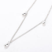 Vintage Tiffany & Co. Elsa Peretti Sterling Silver Three Teardrop Necklace