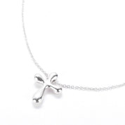 Vintage Tiffany & Co. Elsa Peretti Sterling Silver Cross Necklace