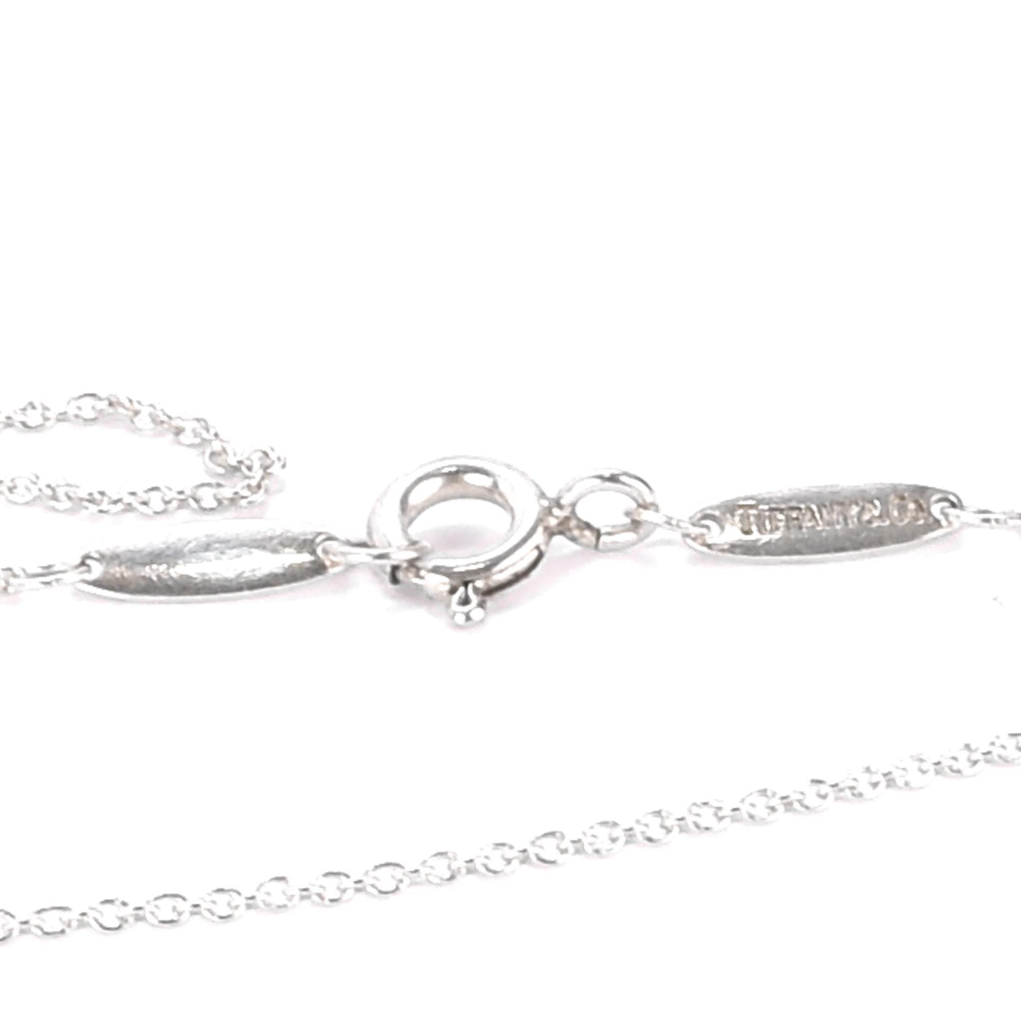 Vintage Tiffany & Co. Elsa Peretti Sterling Silver Cross Necklace