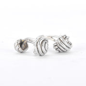 Vintage Tiffany & Co. Sterling Silver "Love Knot" Cufflinks