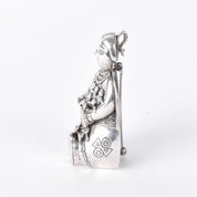 Sterling Silver Native American Storyteller Pendant/Brooch