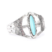 Bell Trading Najavo Sterling Silver and Turquoise Cuff Bracelet