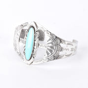 Bell Trading Najavo Sterling Silver and Turquoise Cuff Bracelet