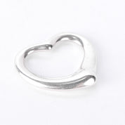 Vintage Tiffany & Co Elsa Peretti Sterling Silver Open Heart Pendant