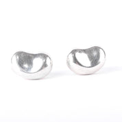 Elsa Peretti for Tiffany & Co. Sterling Silver Bean Stud Earrings