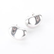 Elsa Peretti for Tiffany & Co. Sterling Silver Bean Stud Earrings