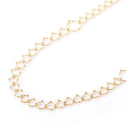 Tiffany & Co. 18K Gold Ring Links Long Necklace