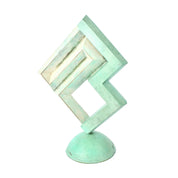 1986 Signed "Reposeful Wind" Bronze Sculpture by Bismarck Victoria