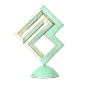 1986 Signed "Reposeful Wind" Bronze Sculpture by Bismarck Victoria