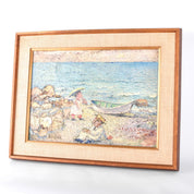 David Burliuk Unknown Title Original Oil Painting