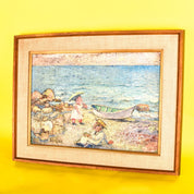 David Burliuk Unknown Title Original Oil Painting