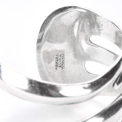 Taxco 925 Sterling Silver Modernist Cuff Bracelet