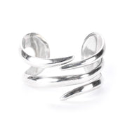 Taxco 925 Sterling Silver Modernist Cuff Bracelet
